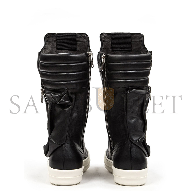 r1ck 0wens black cargobasket boots